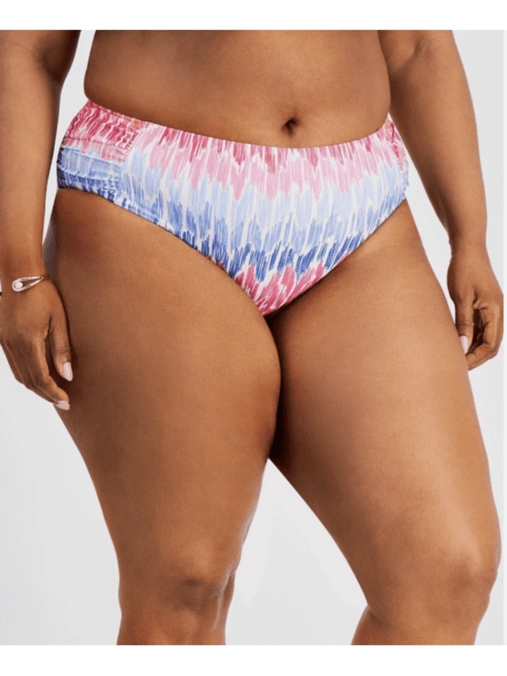 NWT Becca Etc. Plus Size Hipster Multi Printed Bikini Bottom Size 14-16